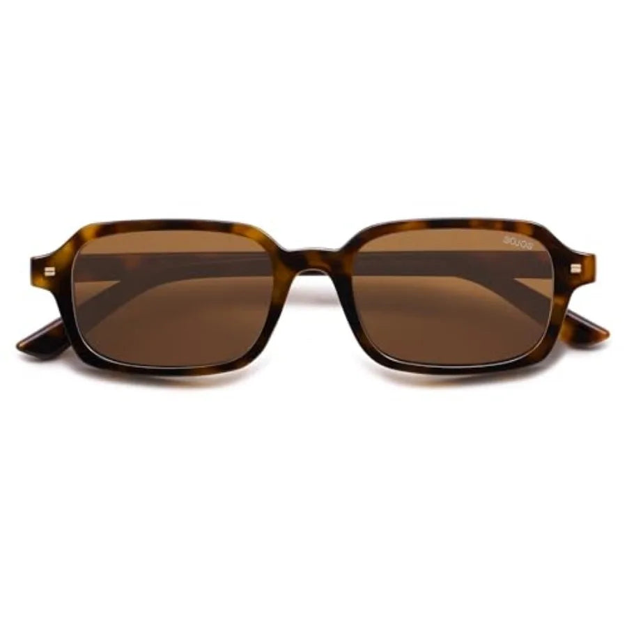 Trendy Rectangle Polarized Sunglasses Womens Mens, Small Retro Fashion Thin Slim Square Sunnies SJ2610