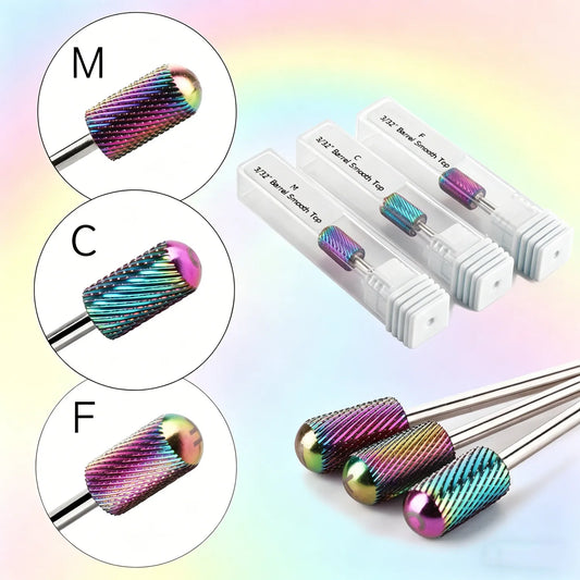 Makartt Nail Drill Bits for Electric Nail Drill Machine Manicure Nail Files Accessories Gel Polish Nail Extension Gel Removing