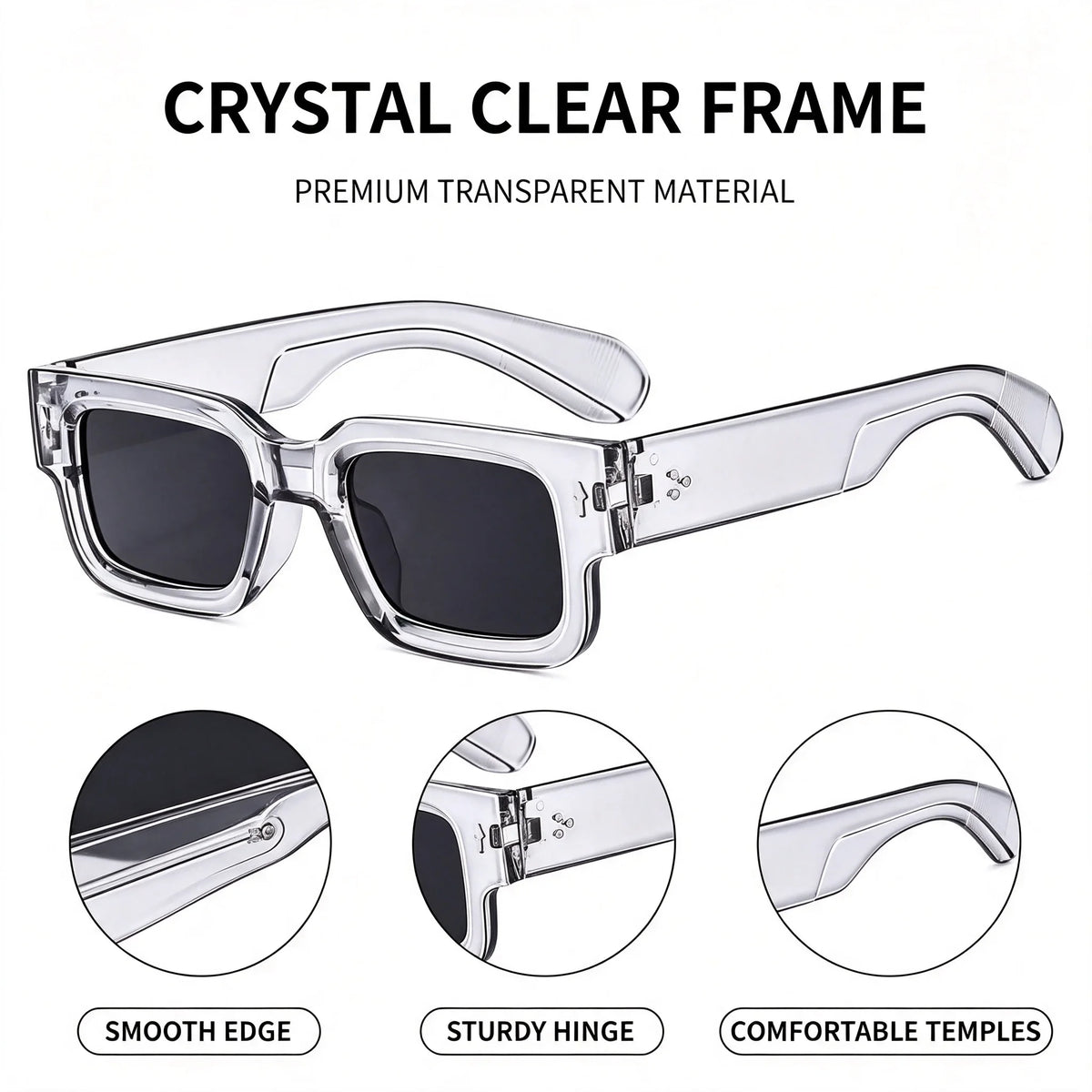 Y2K Small Rectangle Sunglasses Men Women Retro Narrow Square Sun Glasses Punk Fashion UV400 Protection Shades Streetwear Trendy Eyewear for Beach Travel