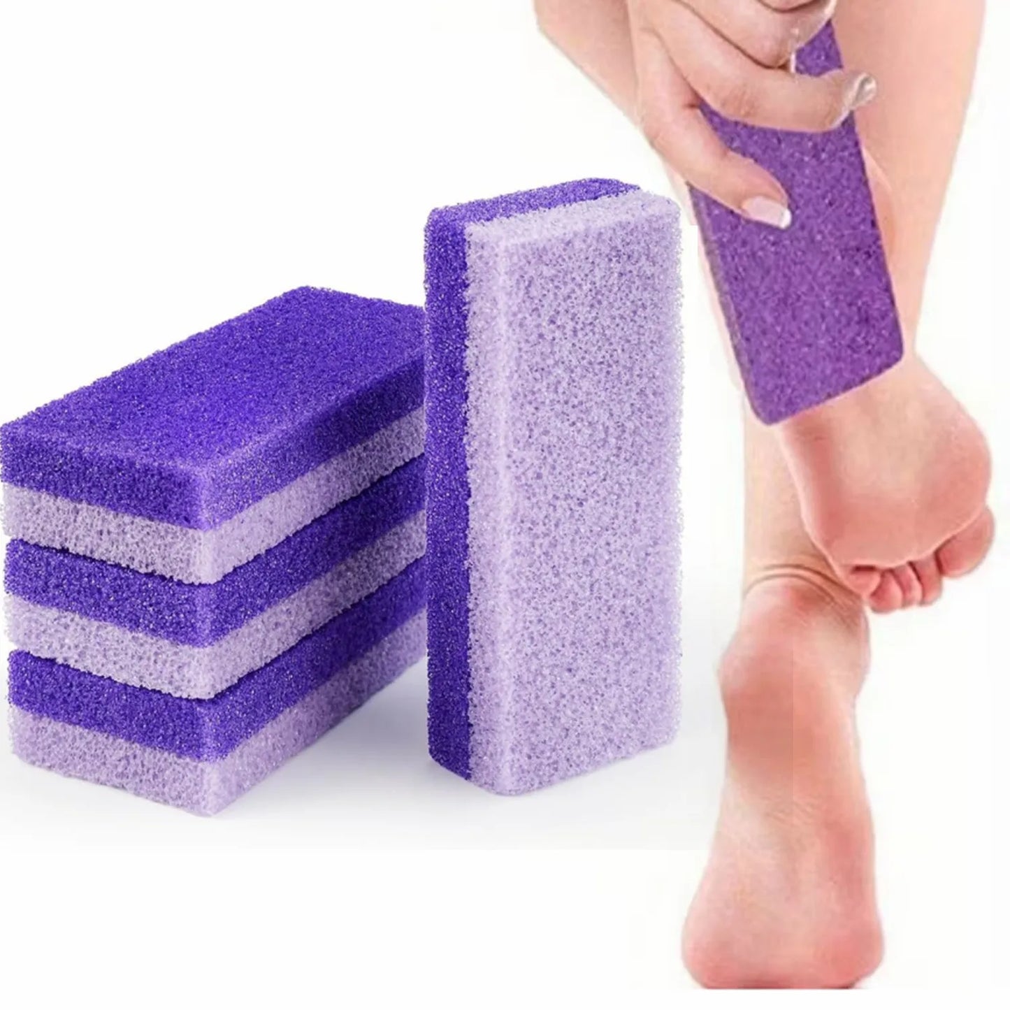 4PCS Foot Pumice Stone for Feet Hard Skin Callus Remover and Scrubber  Pedicure Tool Supplies