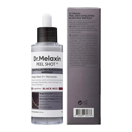 Dr.Melaxin - Peel Shot Exfoliating Black Rice Ampoule (80ml)