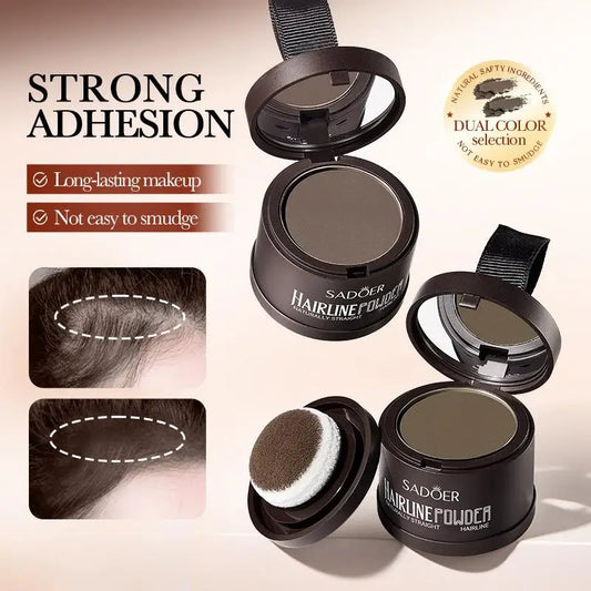 Hairline Shadow Powder Natural Cover Hairline Repair Filling Powder Men And Women Sweatproof Fluffy Hair Makeup Concealer Repair Filling Powder