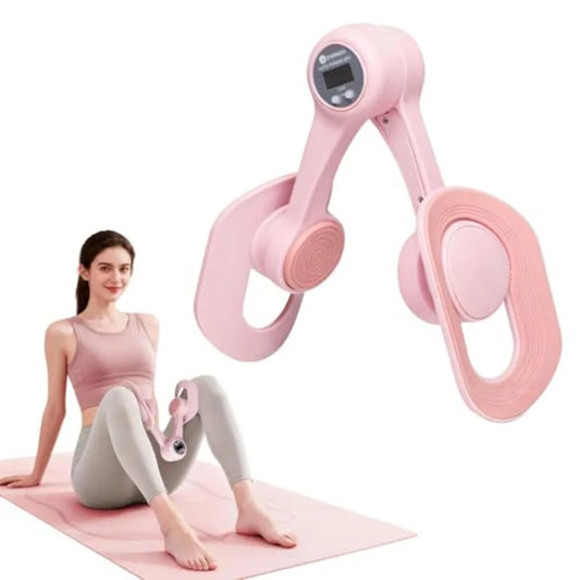 Thigh Trainer, 360°Adjustable Pelvic Floor Exercise Device with Auto-Counter Display, Inner Thigh Exerciser with 25-35 LB Resis