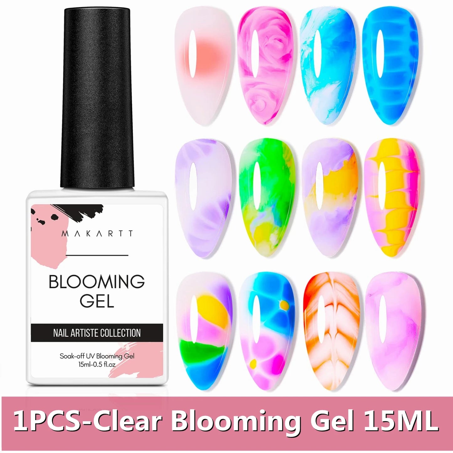I love how this Makartt Clear Blooming Gel makes creating unique nail art so much easier at home. The clear formula helps create beautiful blooming effects while giving nails a smooth, glossy finish.

What I really like is ho