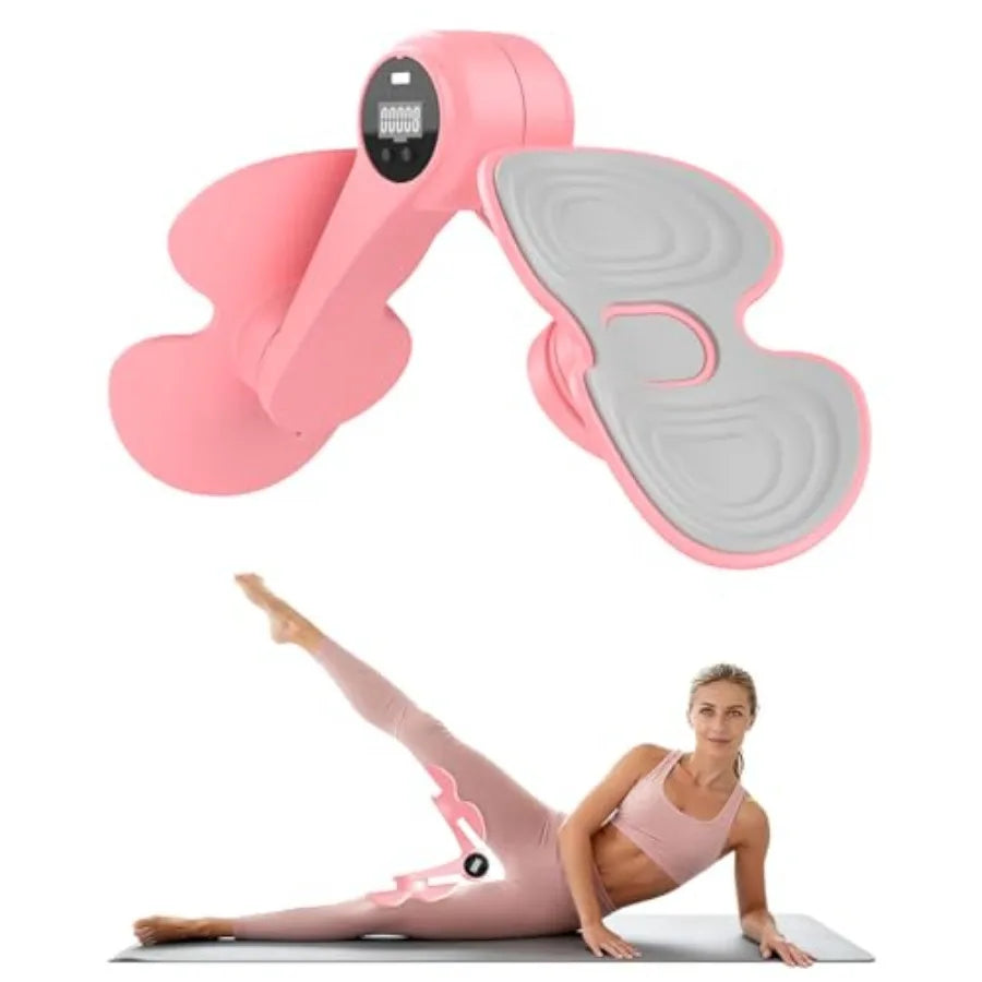 Thigh Trainer for Women with 3 Resistance Bands & Digital Screen – Inner Thigh Exerciser, Pelvic Floor Exercise Device & Kegel Trainer for Home Fitness
Strengthen Your Pelvic Floor, Tone Your Inner Thighs & Build Lower Bod