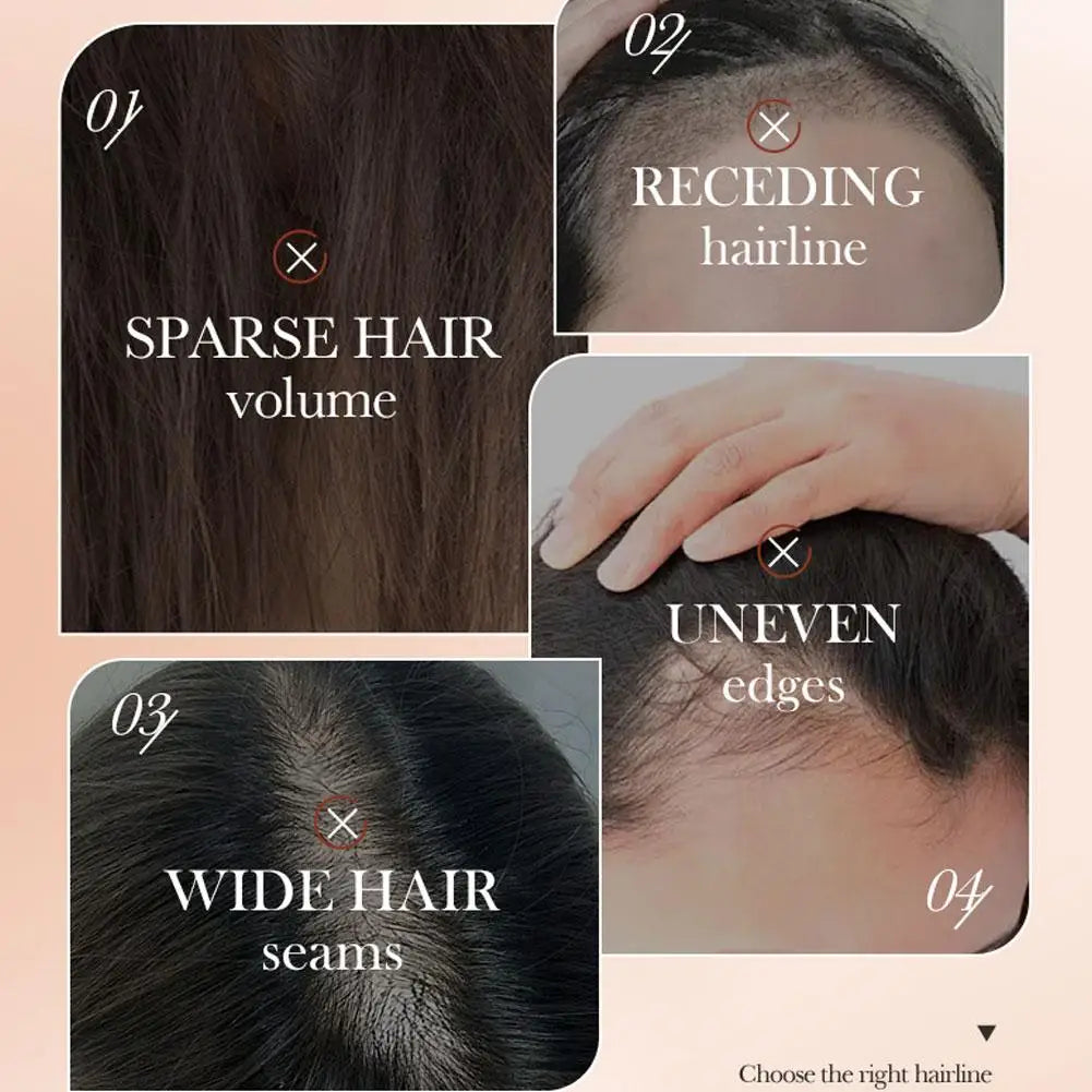Hairline Shadow Powder Natural Cover Hairline Repair Filling Powder Men And Women Sweatproof Fluffy Hair Makeup Concealer Repair Filling Powder