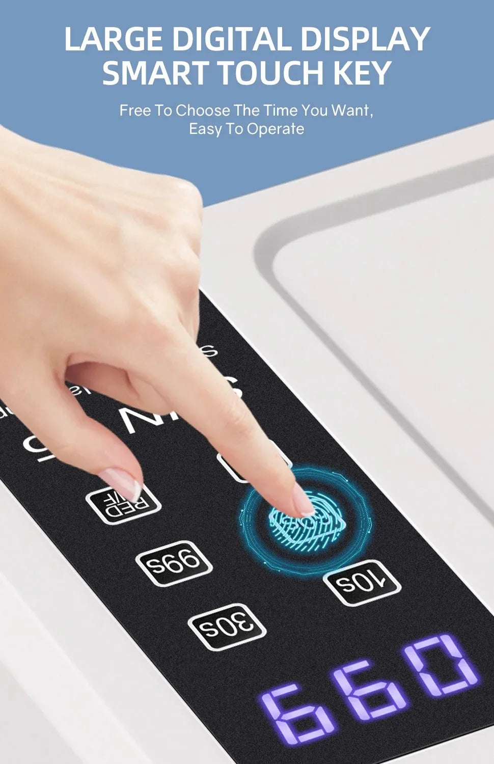 I love how this 140 LED UV Nail Lamp makes achieving salon-quality nails so much faster and easier at home. The powerful LED design helps cure gel polish evenly, giving my manicure a smooth and long-lasting finish without sp