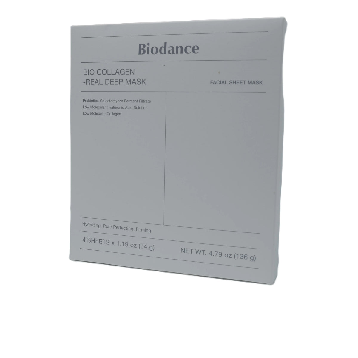 Biodance - Bio Collagen Real Deep Mask (34g x 4pc)