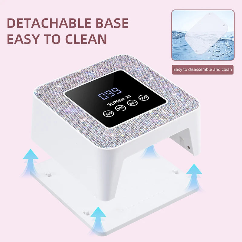 New UV LED Nail Lamp 21LEDS Quick Gel Polish Drying Lamp For Manicure 10S/30S/60S/99S Timer Professional Nail Lights Salon Tools
