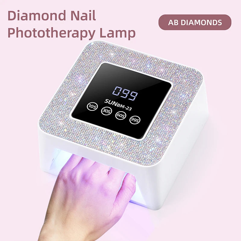 New UV LED Nail Lamp 21LEDS Quick Gel Polish Drying Lamp For Manicure 10S/30S/60S/99S Timer Professional Nail Lights Salon Tools