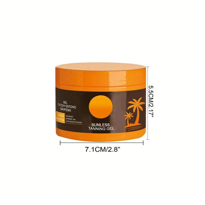 Intensive Tanning Gel Accelerator Bronzing Solarium Sunbeds Summer Long Lasting Repair Moisturizing Face Body Self Tanner Cream