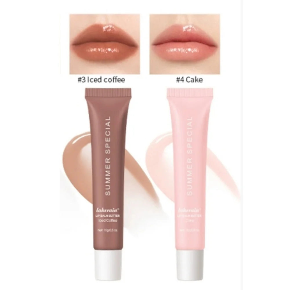15g Tinted Berry Hue Lip Balm Long-Lasting Hydrating Shimmer Lipstick 4colors Gently Smoothing Repairing Lips Makeup Accessories Moisturizing Lip
