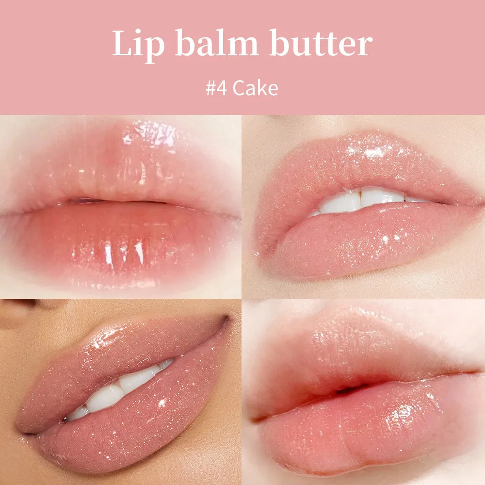 15g Tinted Berry Hue Lip Balm Long-Lasting Hydrating Shimmer Lipstick 4colors Gently Smoothing Repairing Lips Makeup Accessories Moisturizing Lip