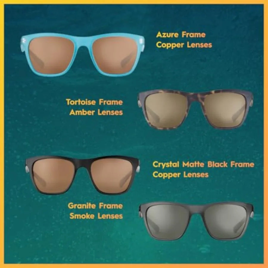 Flying Fisherman Fowey Polarized Sunglasses with AcuTint UV Blocker for Fishing and Outdoor Sports