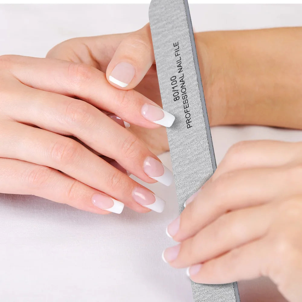 1000Pcs Large Nail File Nail  File for Manicure Buffering Pedicure Care