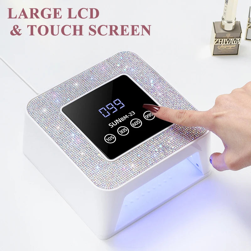 New UV LED Nail Lamp 21LEDS Quick Gel Polish Drying Lamp For Manicure 10S/30S/60S/99S Timer Professional Nail Lights Salon Tools
