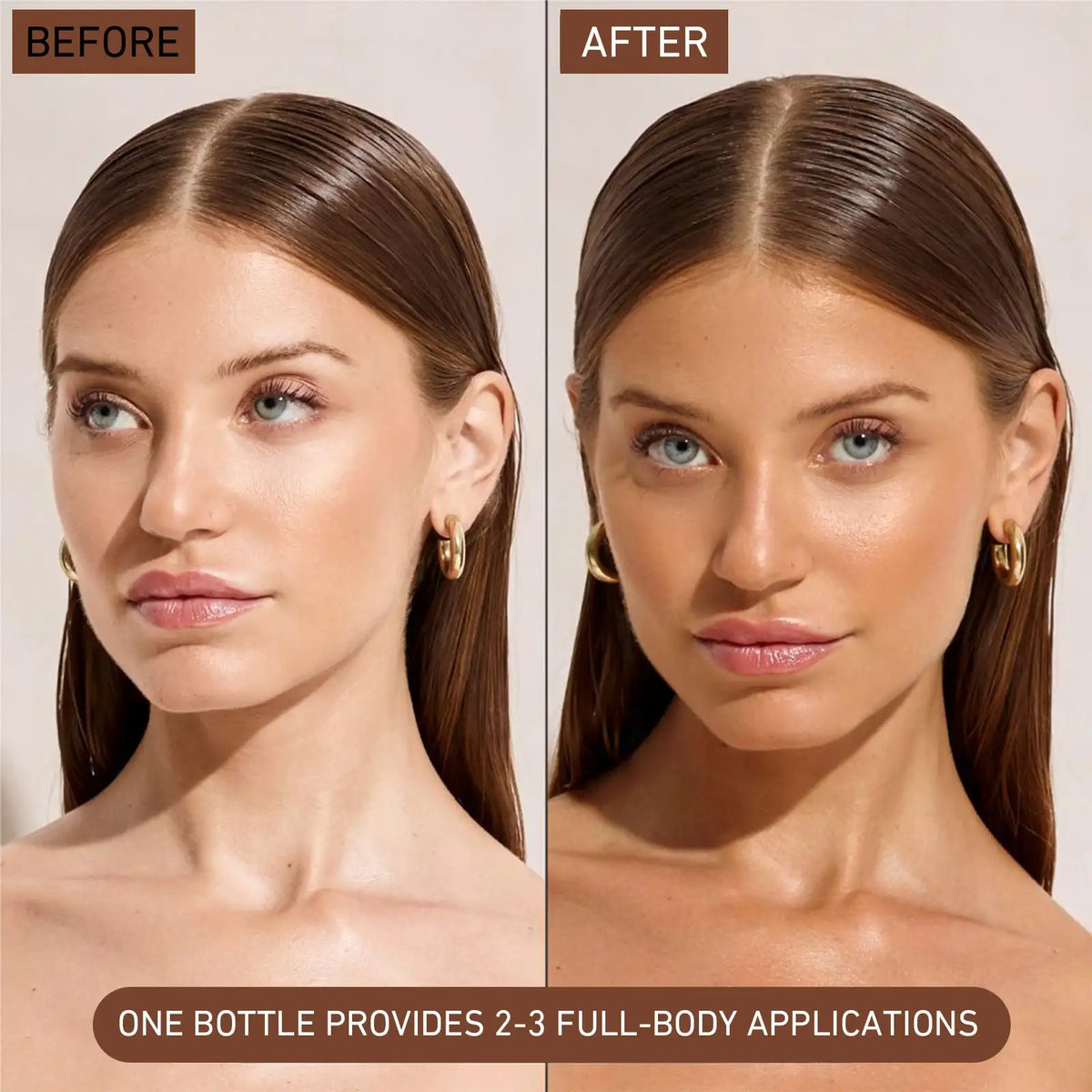 Body Tanning Oil Bronzer Instant Tan Darker Sun Tan From Packed with Ultra Moisturizing Oils Skin Hydrated Skin Care Tool