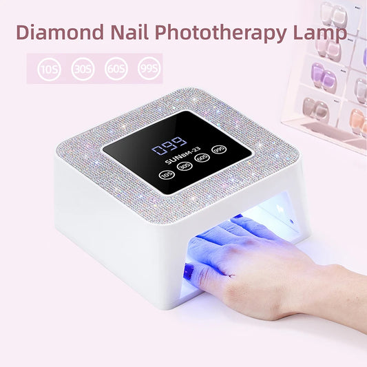 New UV LED Nail Lamp 21LEDS Quick Gel Polish Drying Lamp For Manicure 10S/30S/60S/99S Timer Professional Nail Lights Salon Tools