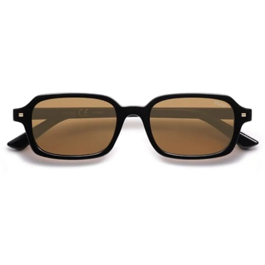 Trendy Rectangle Polarized Sunglasses Womens Mens, Small Retro Fashion Thin Slim Square Sunnies SJ2610