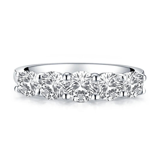 Cbtb Fashion Design Round D Color Pass Test Really Moissanite Luxury Wedding 925 Sterling Silver Jewelry Wholesale