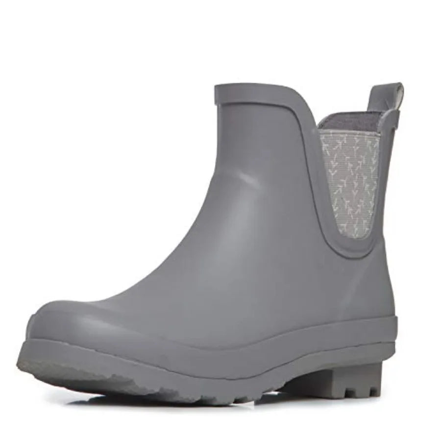 Laura Ashley Women's Waterproof Mid Cut Ankle Rain Boots