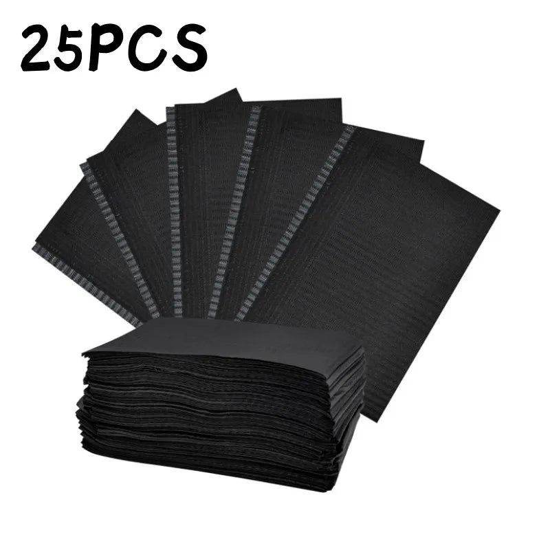 25pc Nail Cleaning Table Mats Disposable Nail Art Mat Waterproof Tablecloth for Manicures Pedicures Paper Sheets Nail Tools Tablecloth Cleaning Pad