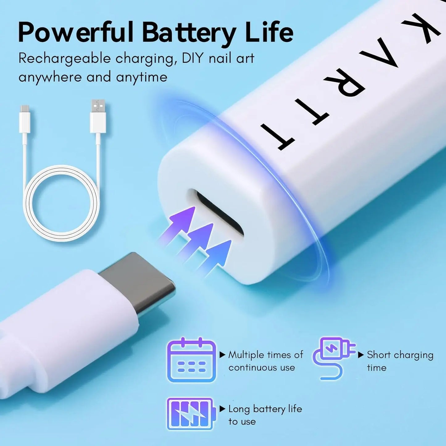Makartt UV Light for Gel Nails: Handheld Mini UV LED Nail Lamp Portable Lumière Nail Dryer for Curing Gel Polish Nail Glue
wendy~