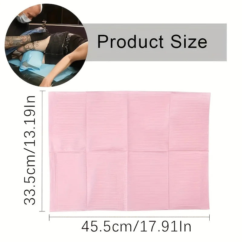 25pc Nail Cleaning Table Mats Disposable Nail Art Mat Waterproof Tablecloth for Manicures Pedicures Paper Sheets Nail Tools Tablecloth Cleaning Pad