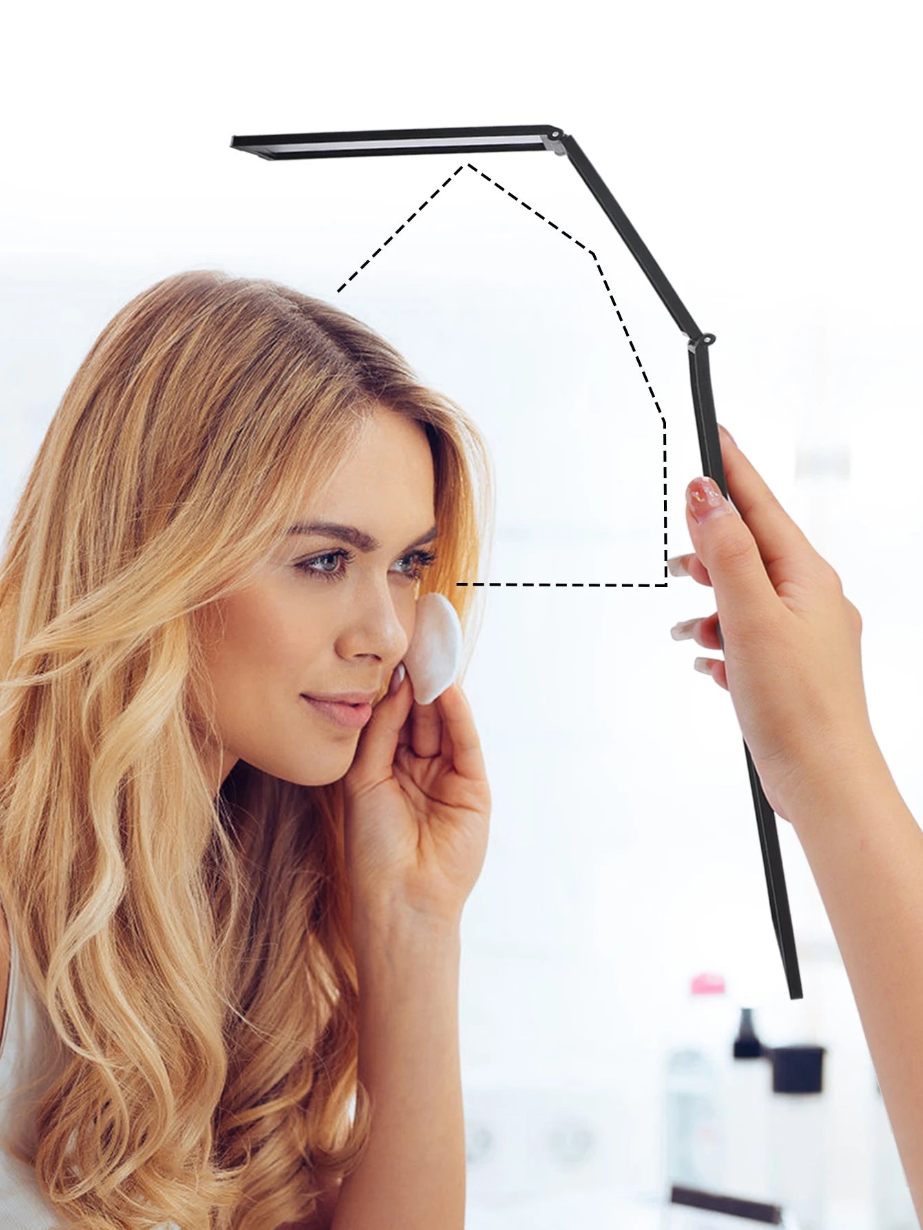 1pcs 4 sides foldable mirror DIY beauty mirror portable small mirror back of head mirror 360 degree handheld makeup mirror with